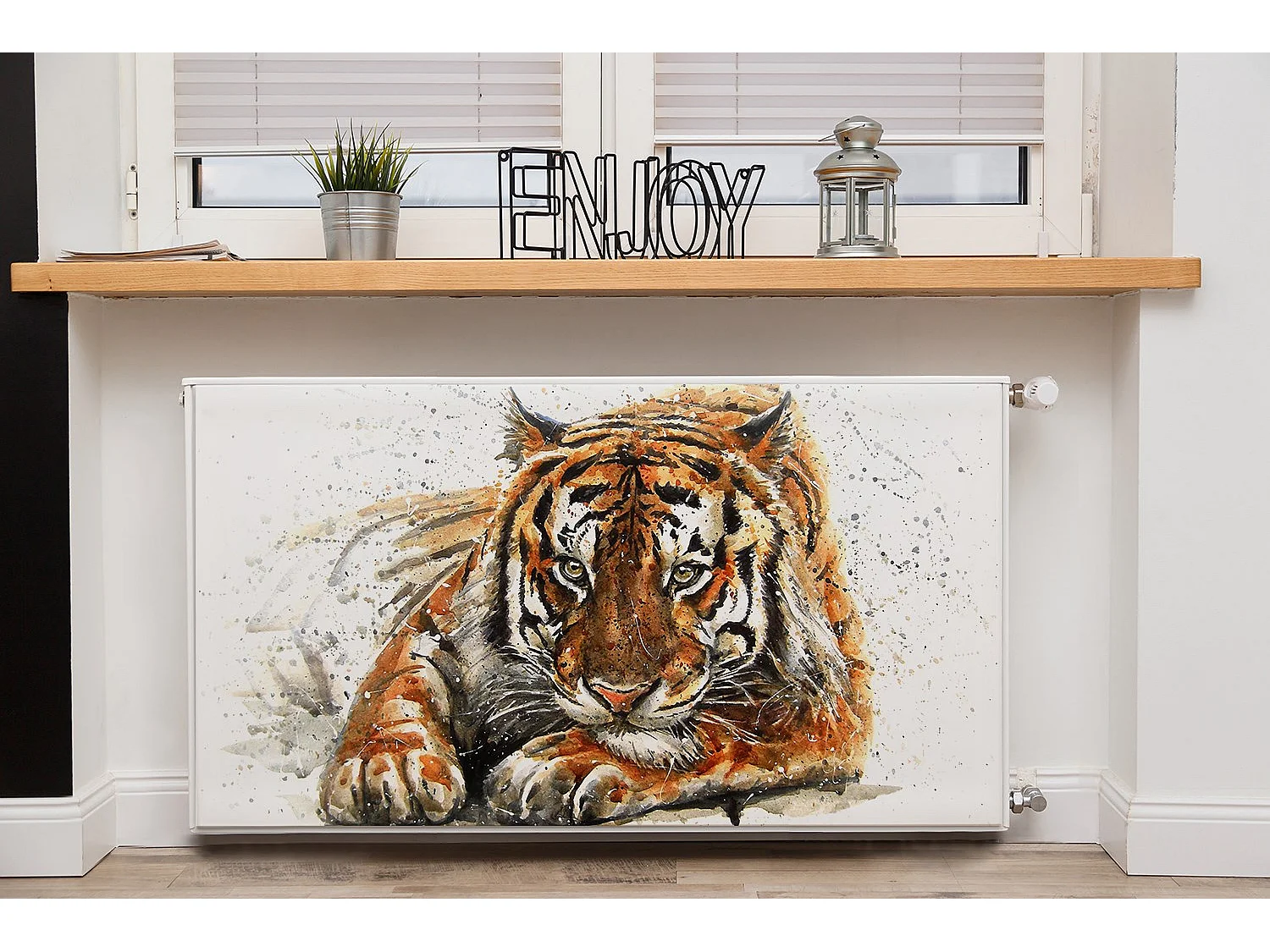 Magnetmatte für einen Heizkörper - Tiger 110 x 60 cm, Magnet für einen Heizkörper