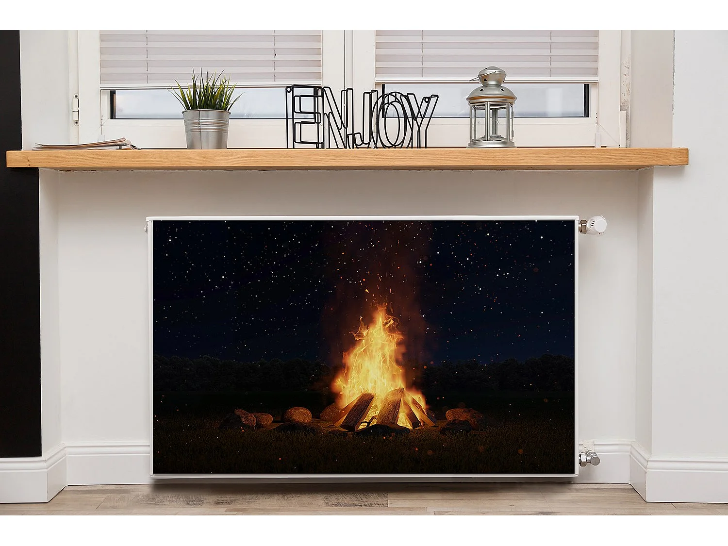 Magnetmatte für einen Heizkörper – Kamin 100 x 60 cm, Magnet für einen Heizkörper