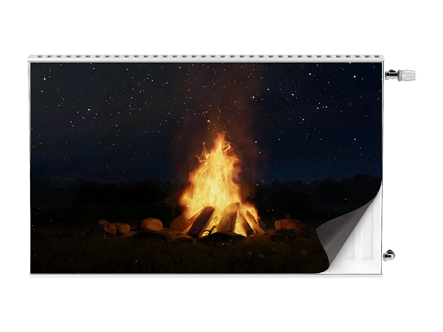 Magnetmatte für einen Heizkörper – Kamin 100 x 60 cm, Magnet für einen Heizkörper