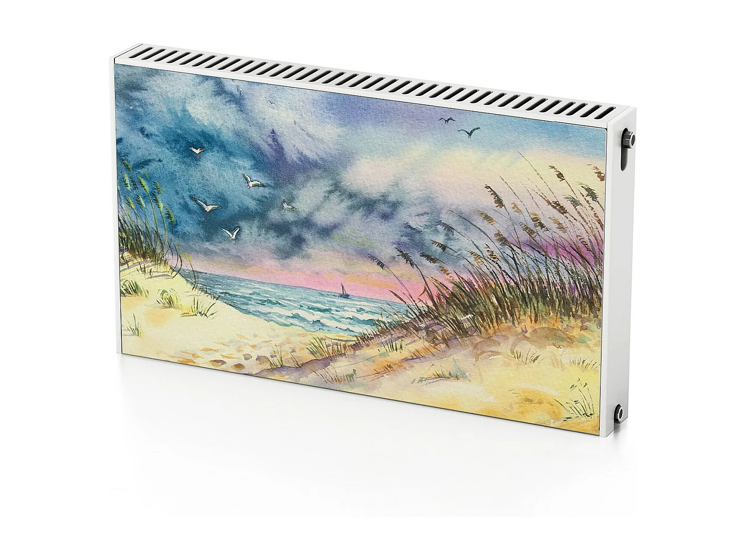 Magnetische Matte für einen Heizkörper - Strand 100 x 60 cm, Magnet für einen Heizkörper