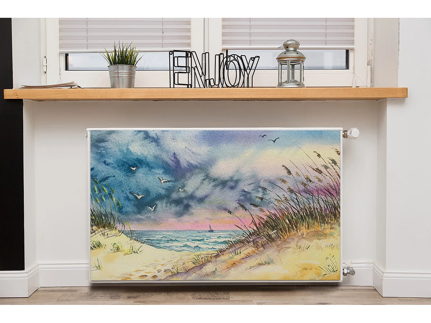 Tapis magnétique pour radiateur - Plage 100 x 60 cm, Aimant pour radiateur