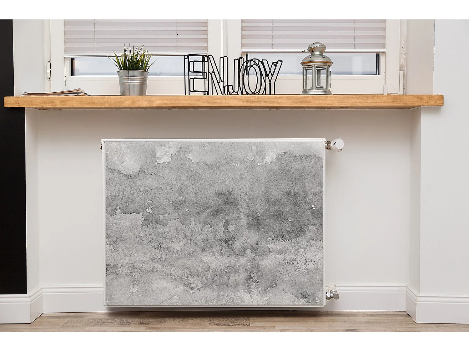 Magnetische Matte für einen Heizkörper – Grau 80 x 60 cm, Magnet für einen Heizkörper