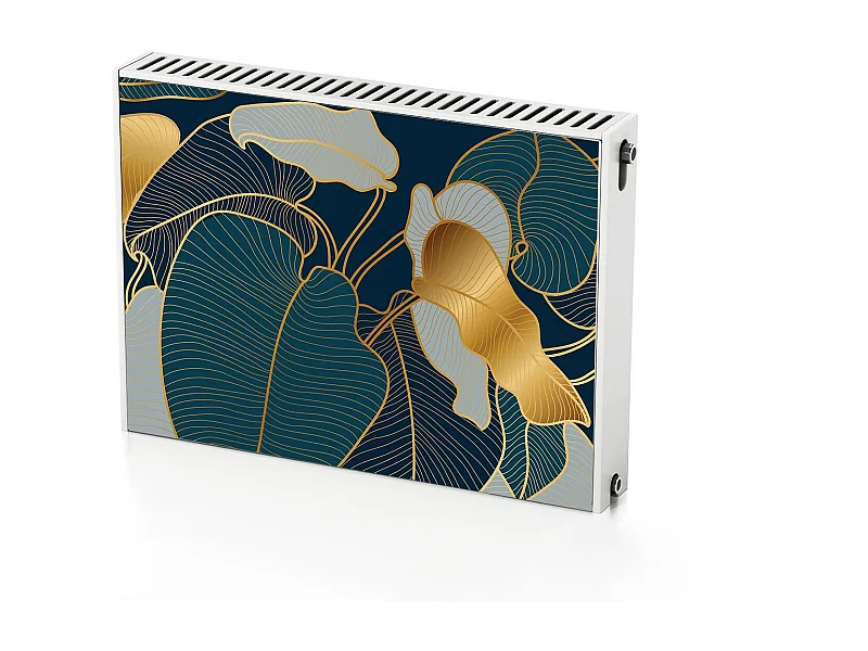 Magnetische Matte für einen Heizkörper – Blätter Pflanzen 80 x 60 cm, Magnet für einen Heizkörper