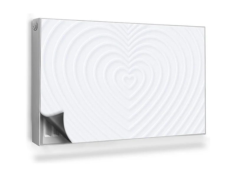 Magnetische mat voor radiator - Hart - 100x60 cm