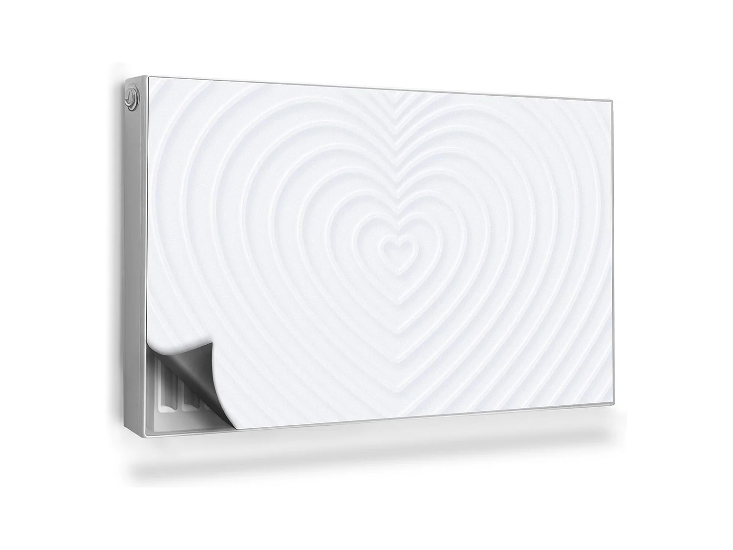 Tapis magnétique pour radiateur - Cœur - 100x60 cm