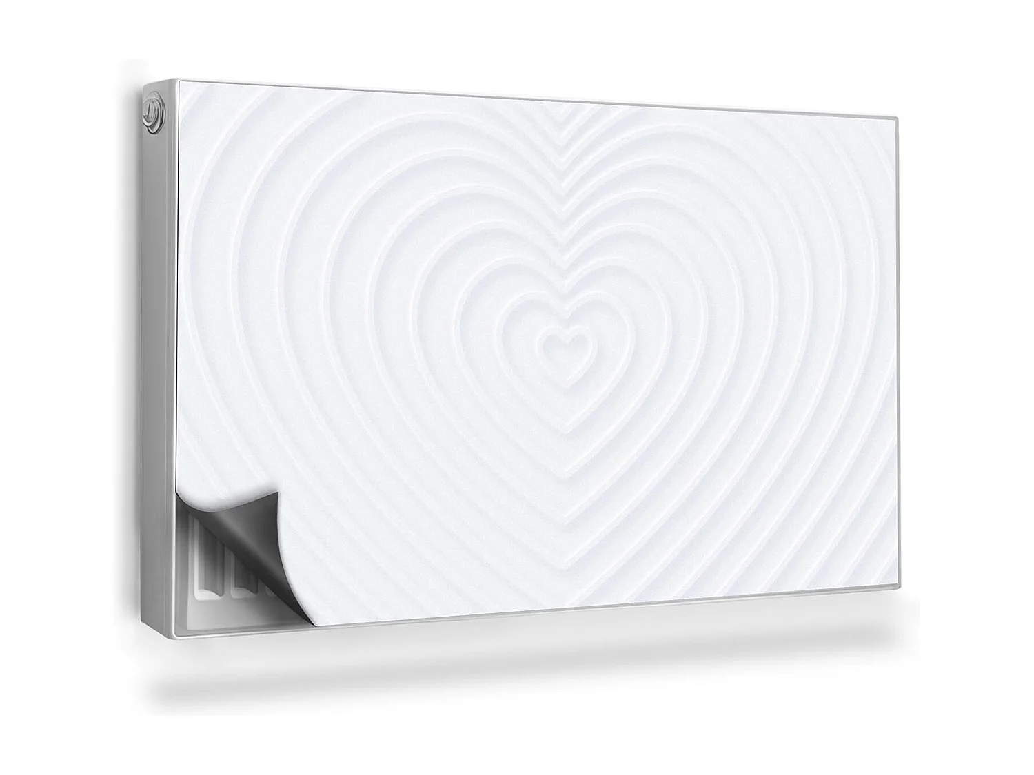 Magnetische mat voor radiator - Hart - 100x60 cm