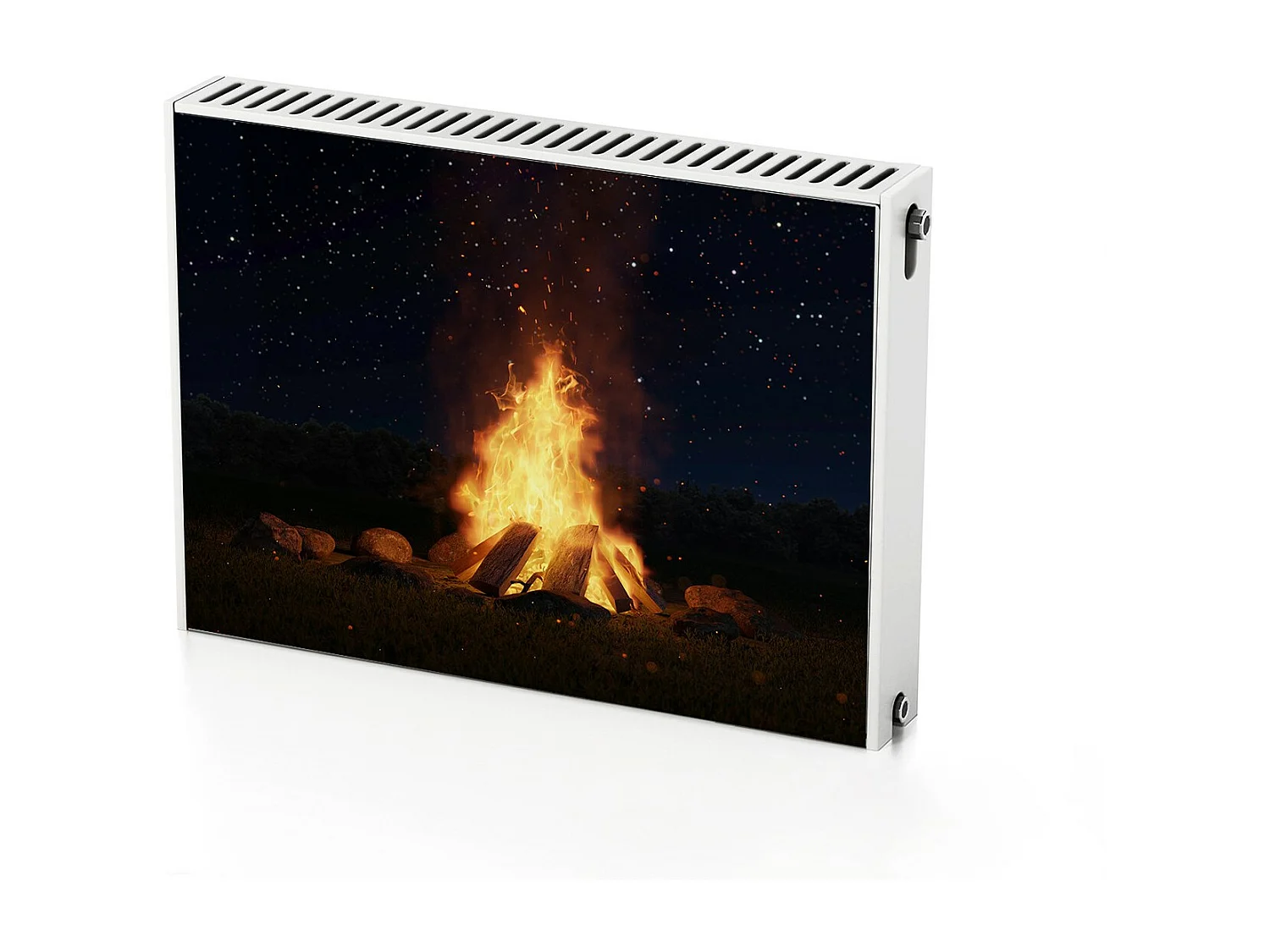Magnetmatte für einen Heizkörper – Kamin 80 x 60 cm, Magnet für einen Heizkörper