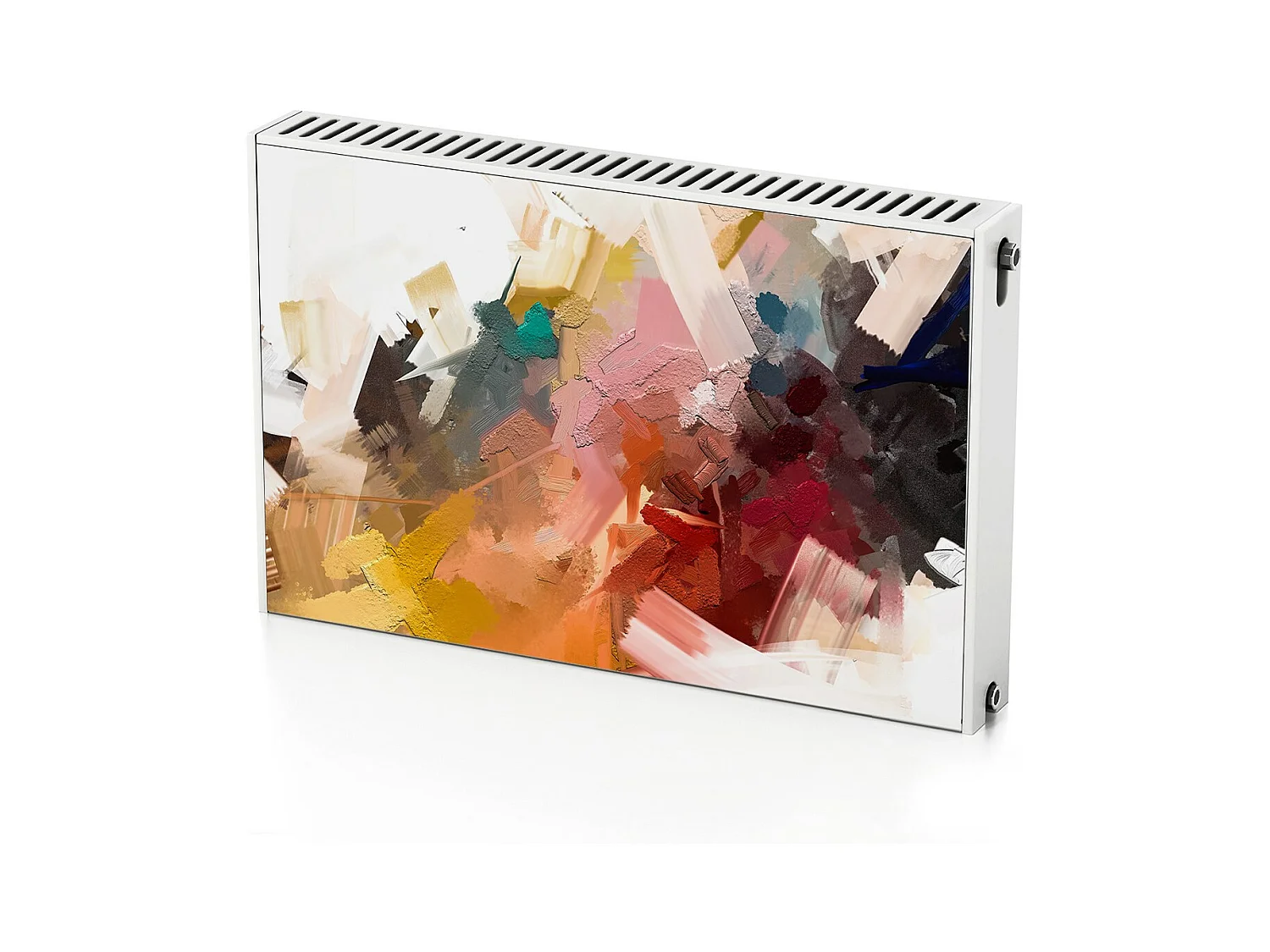 Tapis magnétique pour radiateur - Tableau abstrait 90 x 60 cm, Aimant pour radiateur