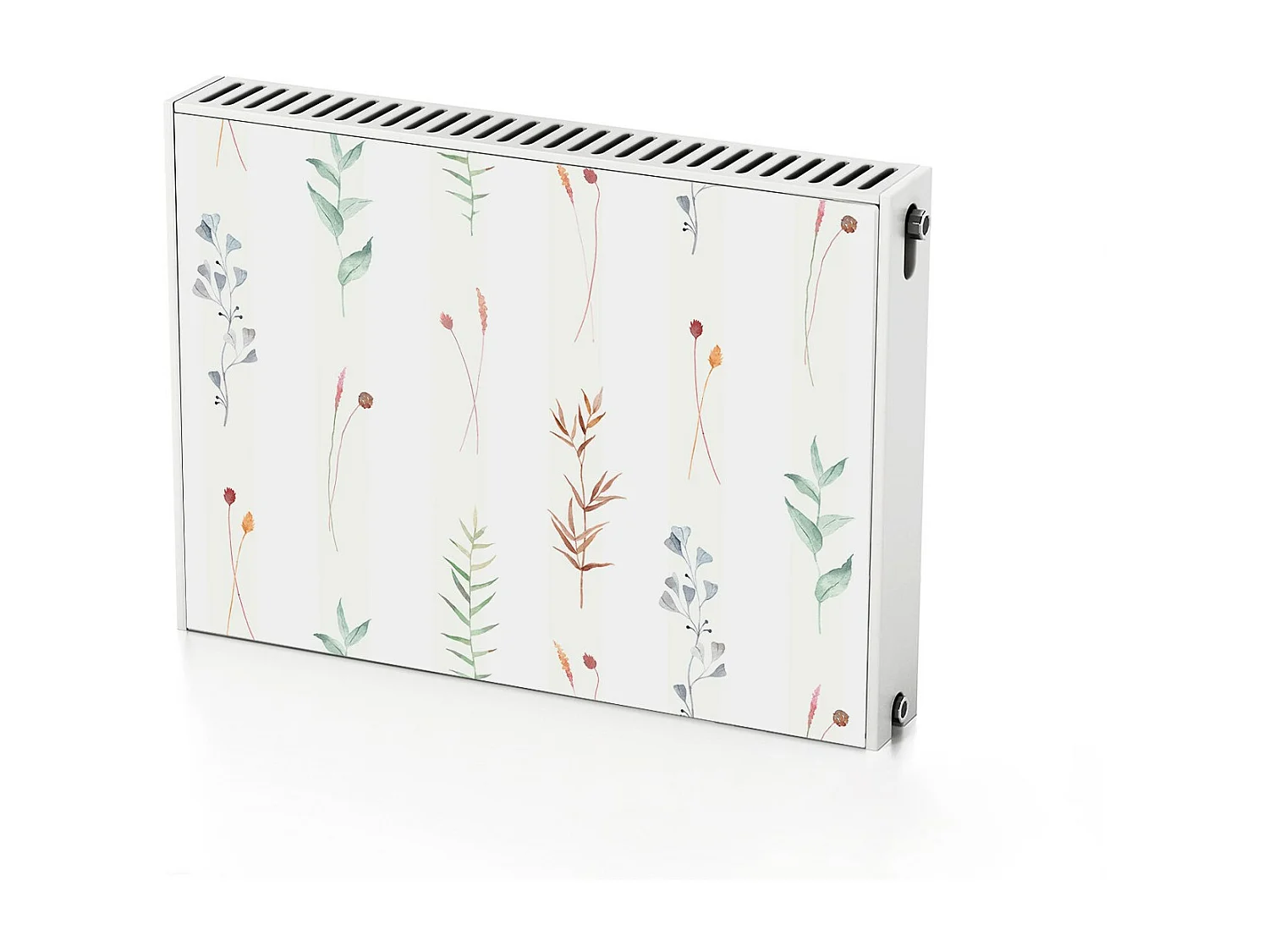 Tapis magnétique pour radiateur - Fleurs décoratives 80 x 60 cm, Aimant pour radiateur