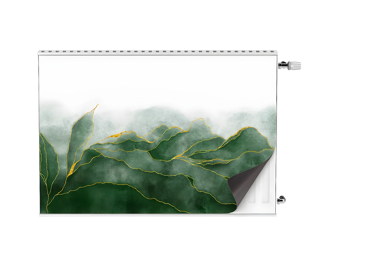Magnetische mat voor een radiator - Bladeren 90 x 60 cm, Magneet voor een radiator
