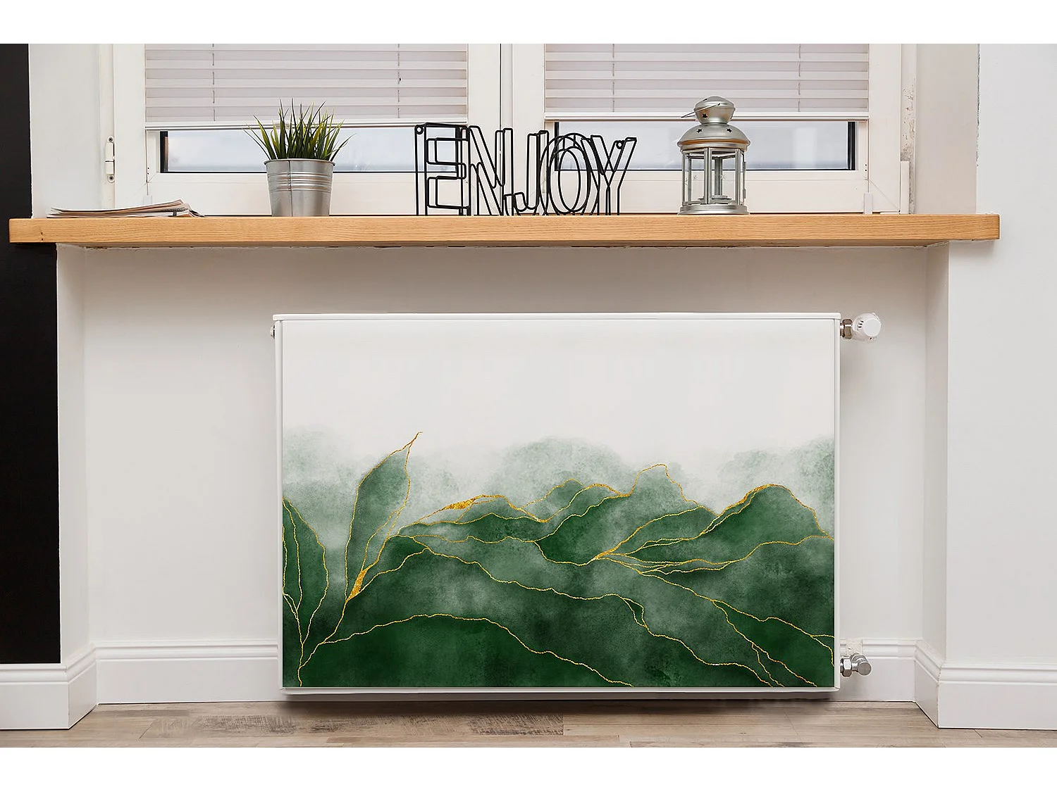 Tapis magnétique pour radiateur - Feuilles 90 x 60 cm, Aimant pour radiateur