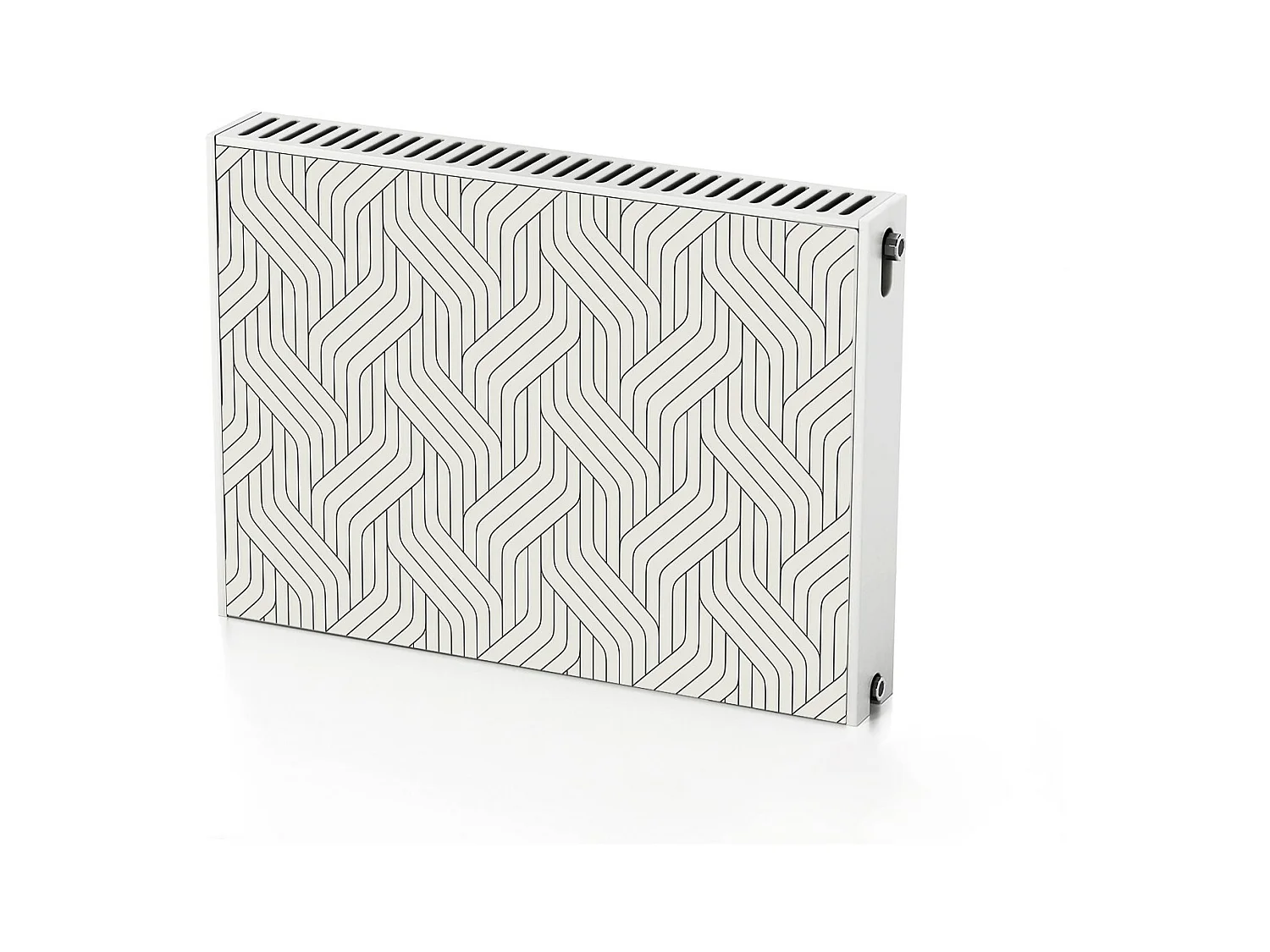 Tapis magnétique pour radiateur - motifs 3D, lignes 80 x 60 cm, Aimant pour radiateur