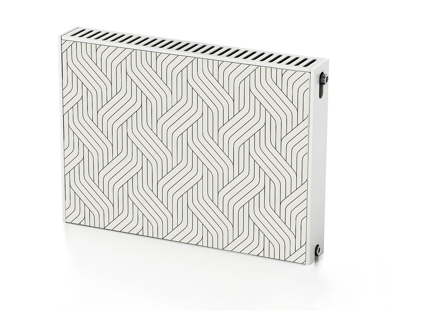 Tapis magnétique pour radiateur - motifs 3D, lignes 80 x 60 cm, Aimant pour radiateur