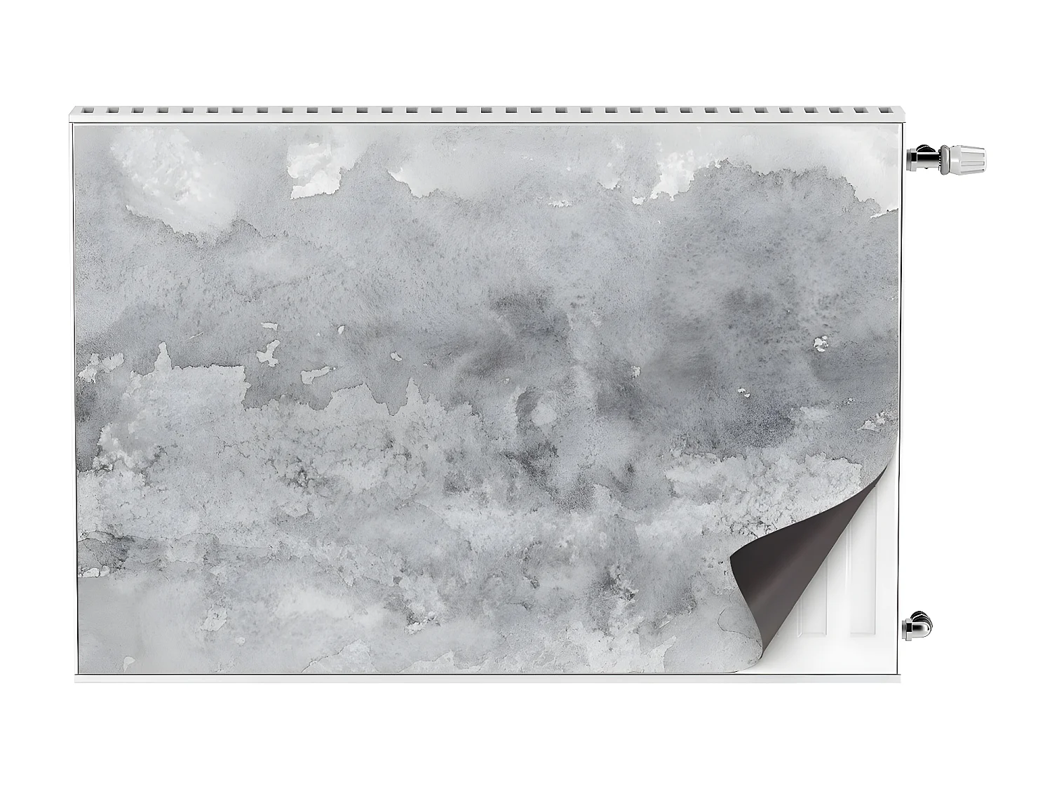 Tapis magnétique pour radiateur - Gris 90 x 60 cm, Aimant pour radiateur