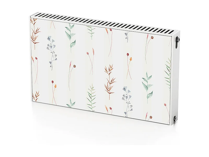 Magnetische mat voor een radiator - Decoratieve bloemen 100 x 60 cm, Magneet voor een radiator