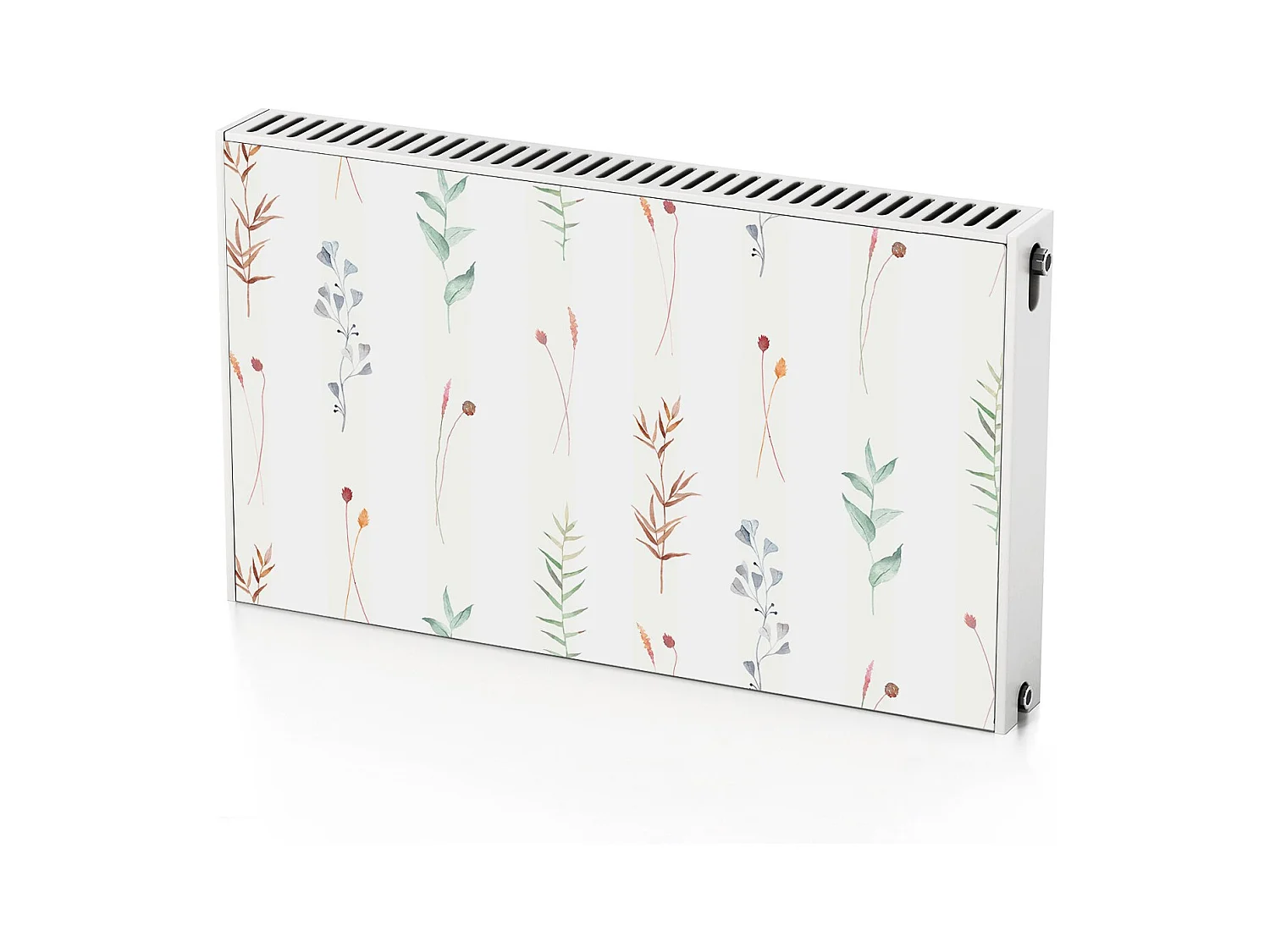 Tapis magnétique pour radiateur - Fleurs décoratives 100 x 60 cm, Aimant pour radiateur