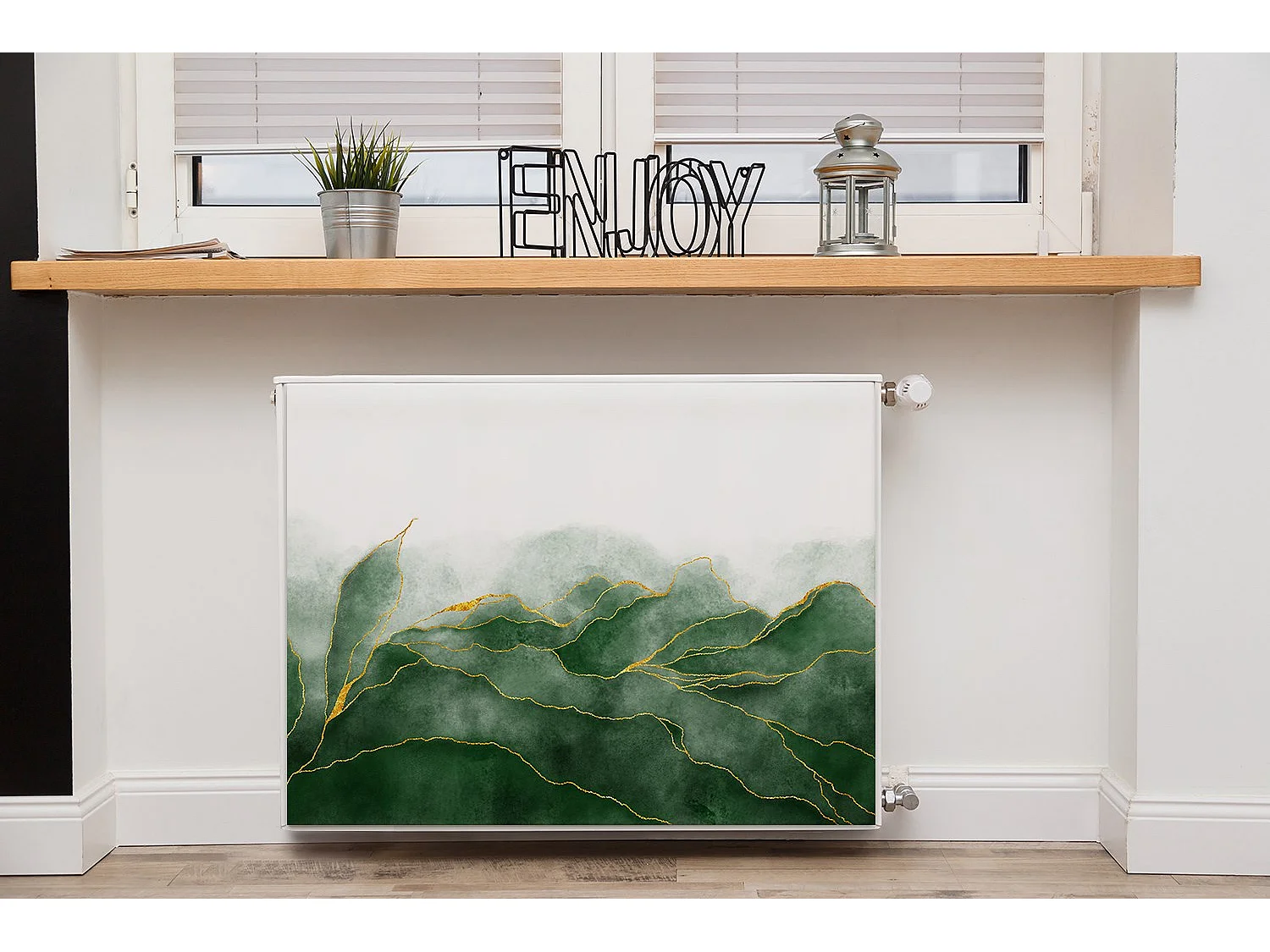 Magnetische Matte für einen Heizkörper – Blätter 80 x 60 cm, Magnet für einen Heizkörper