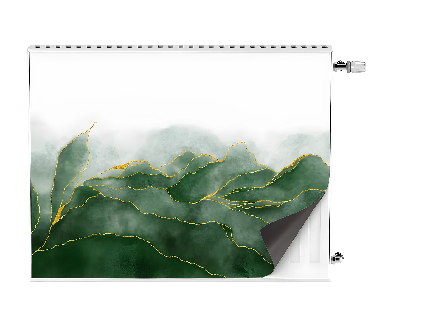 Magnetische Matte für einen Heizkörper – Blätter 80 x 60 cm, Magnet für einen Heizkörper