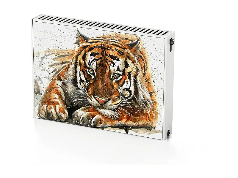 Magnetische mat voor een radiator - Tijger 80 x 60 cm, Magneet voor een radiator