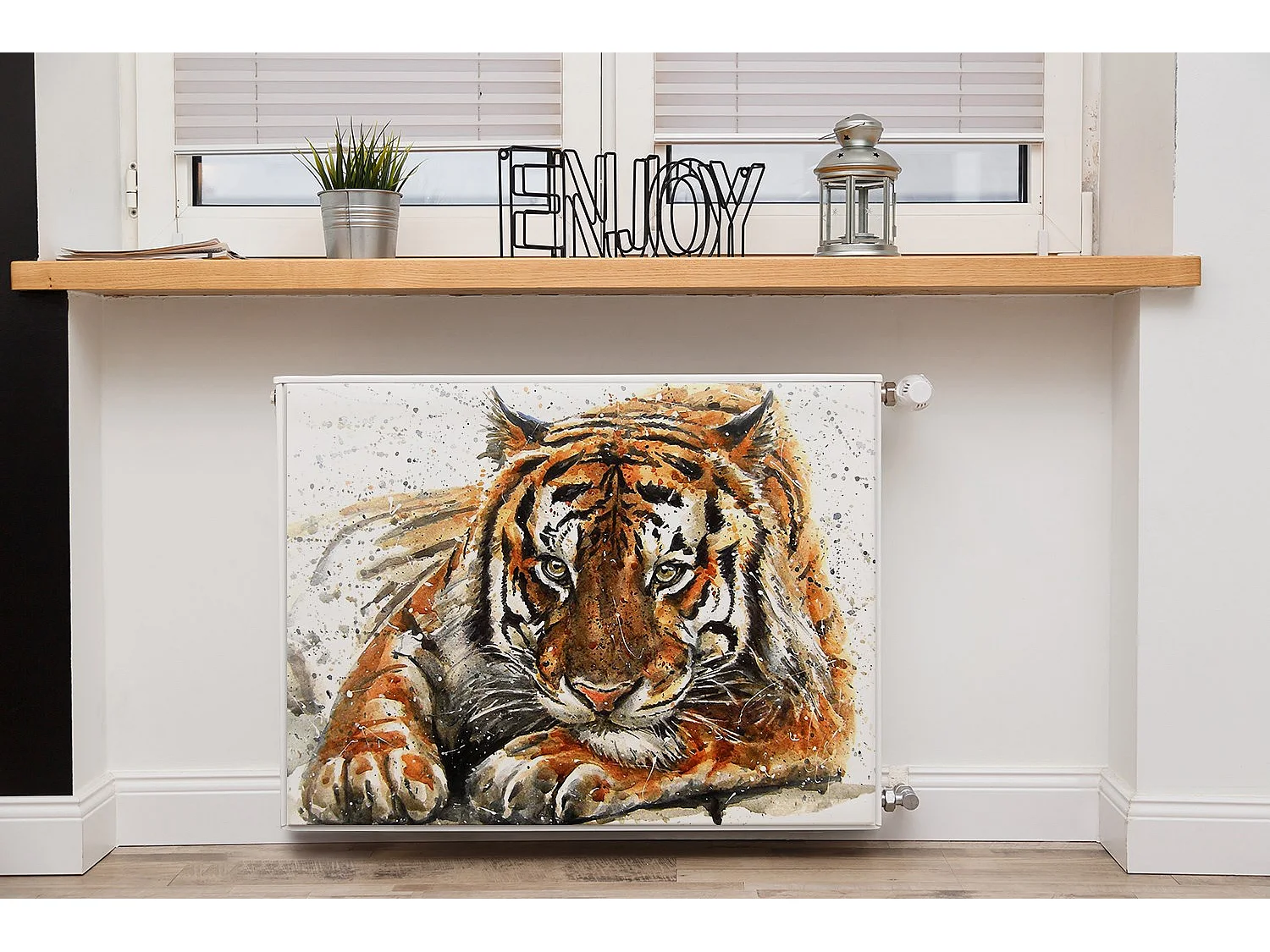 Magnetmatte für einen Heizkörper - Tiger 80 x 60 cm, Magnet für einen Heizkörper
