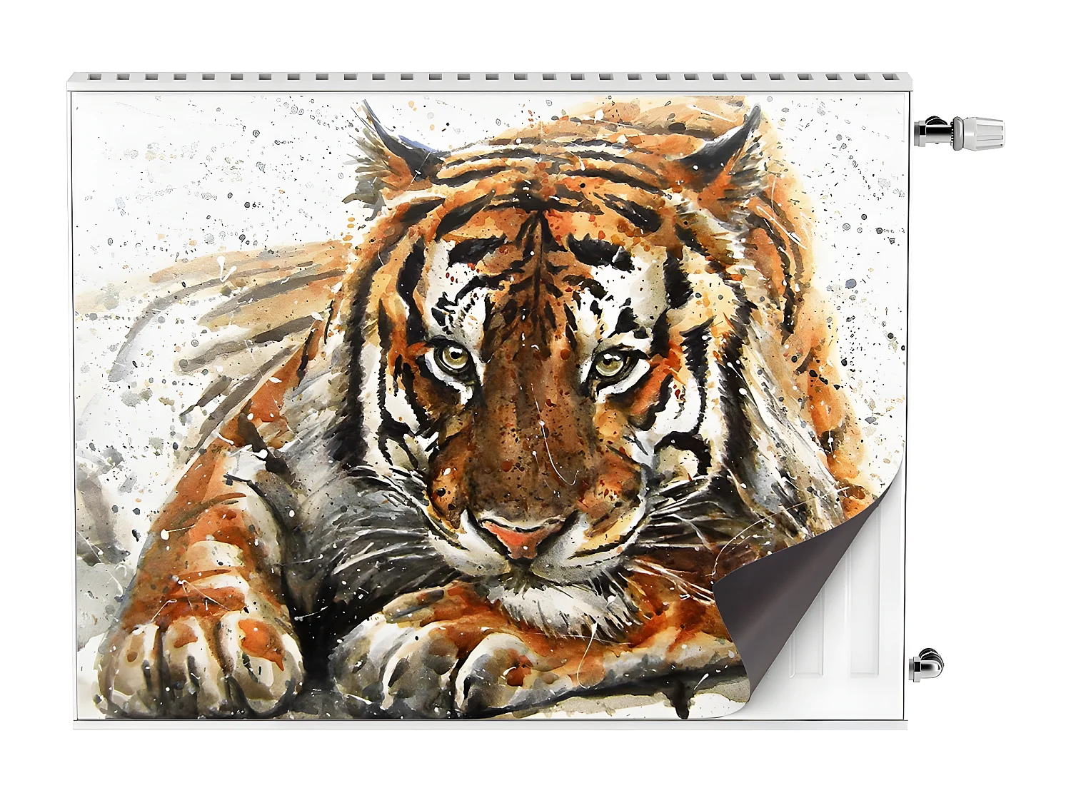 Magnetmatte für einen Heizkörper - Tiger 80 x 60 cm, Magnet für einen Heizkörper