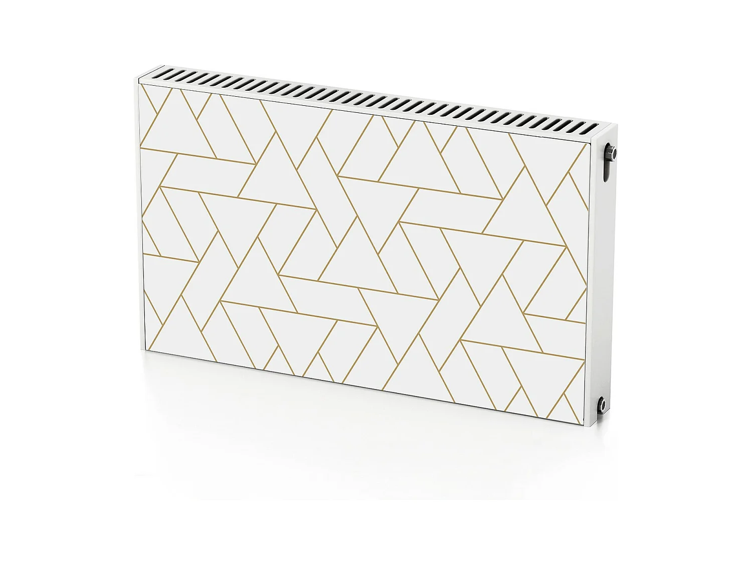 Magnetische mat voor een radiator - Geometrische vorm 100 x 60 cm, Magneet voor een radiator