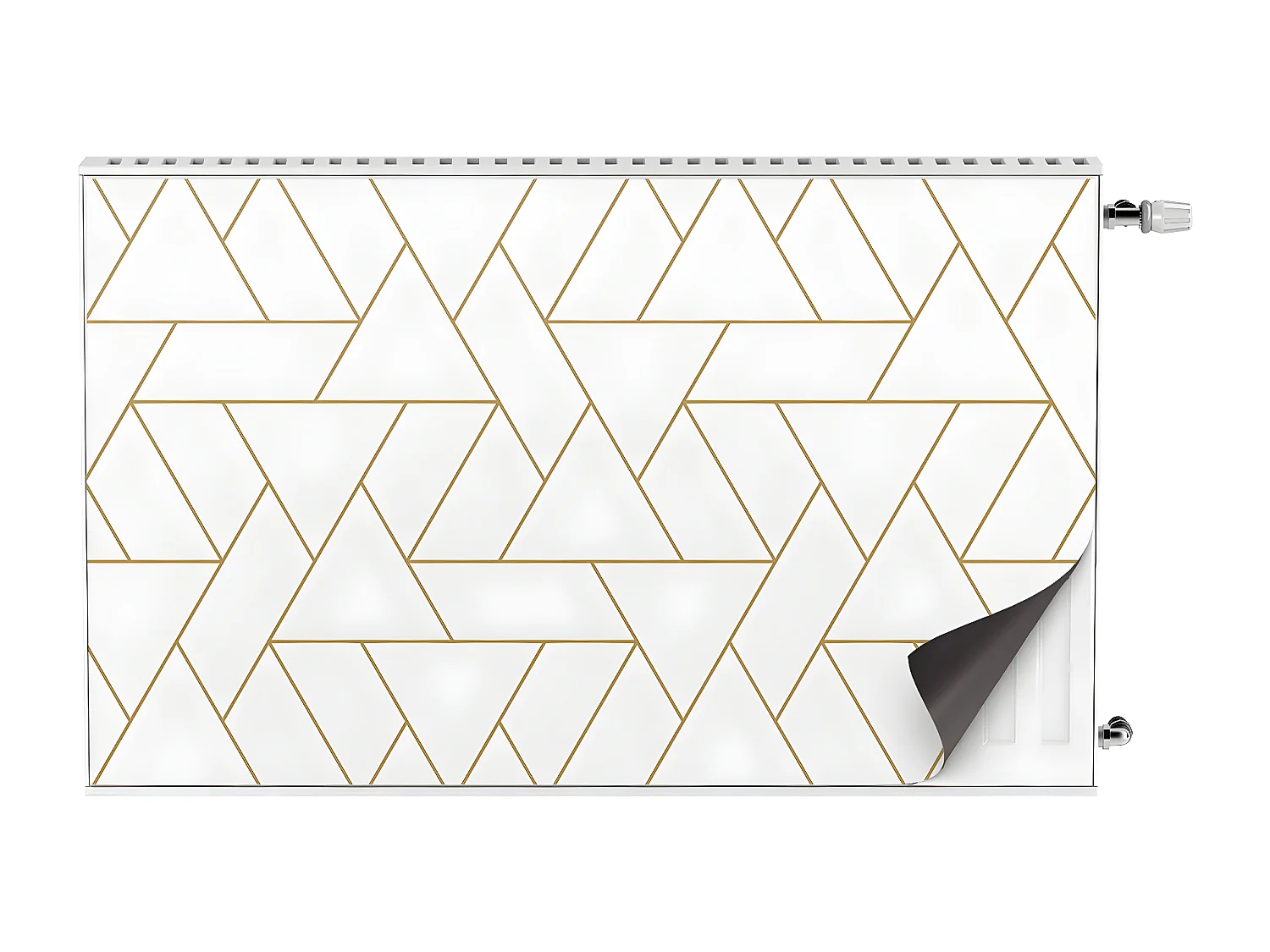 Magnetische Matte für einen Heizkörper – Geometrische Form 100 x 60 cm, Magnet für einen Heizkörper