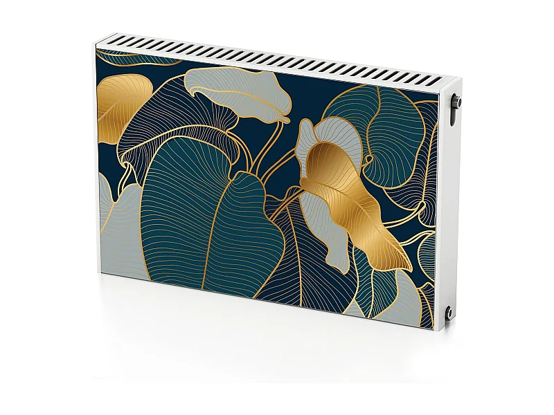 Magnetische Matte für einen Heizkörper – Blätter Pflanzen 90 x 60 cm, Magnet für einen Heizkörper