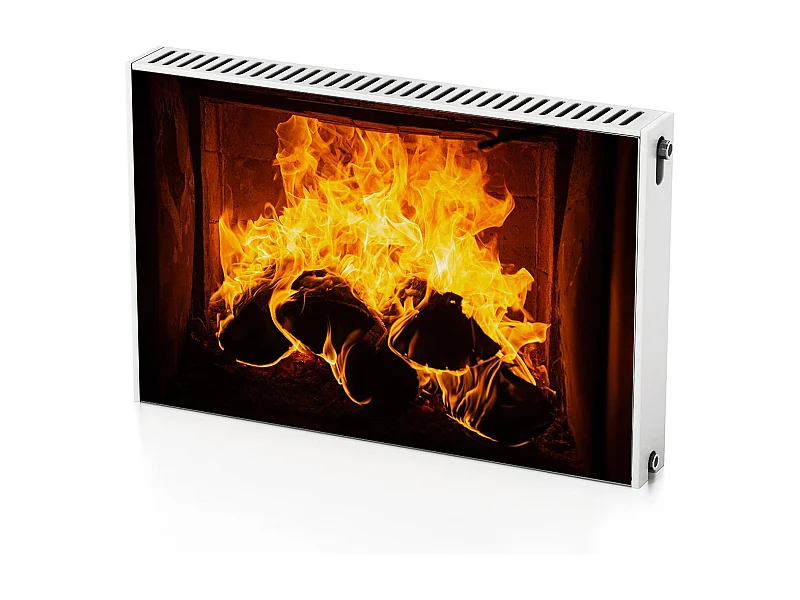 Magnetische Matte für einen Heizkörper – Bonfire Fire 90 x 60 cm, Magnet für einen Heizkörper