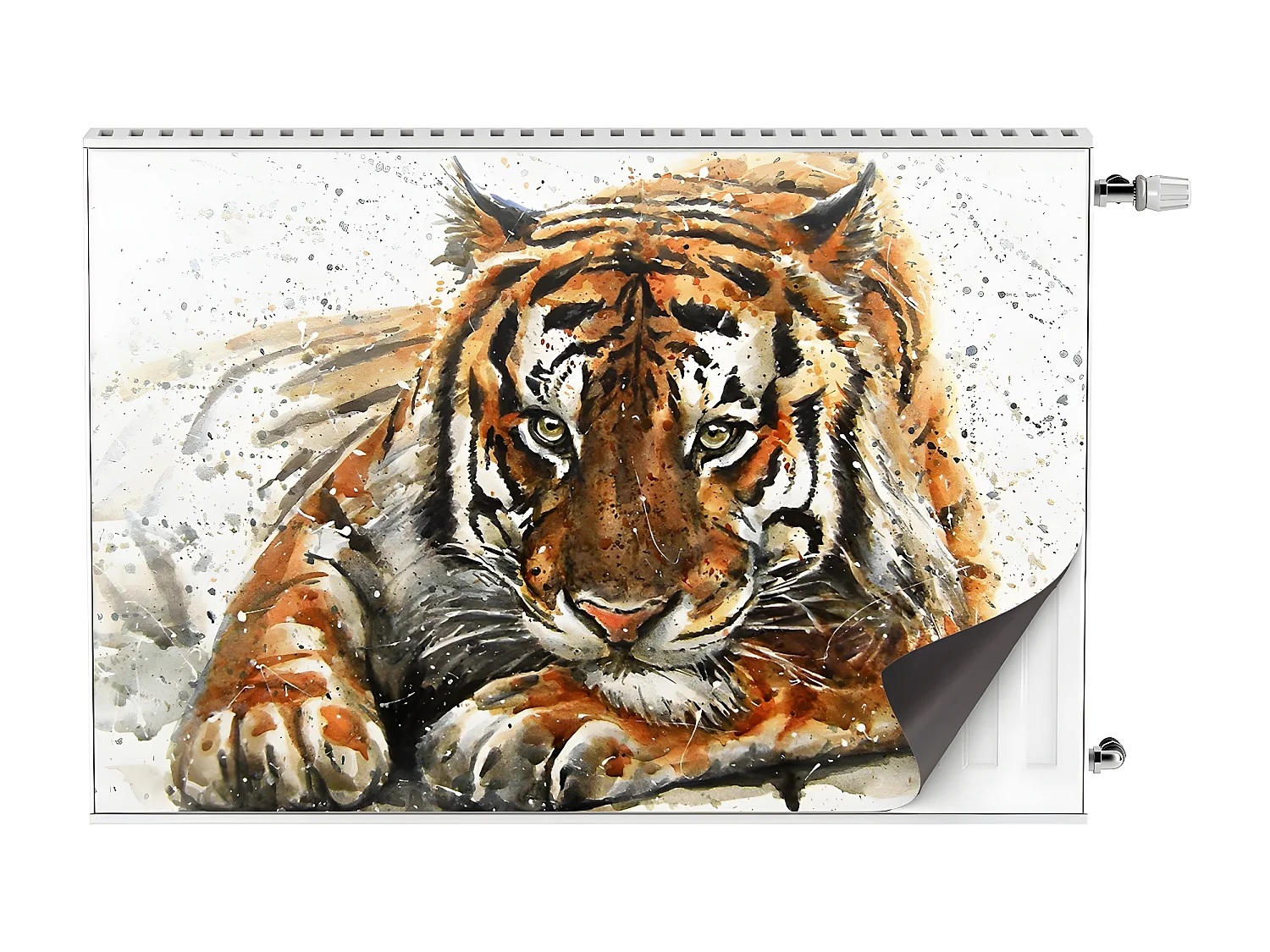 Magnetmatte für einen Heizkörper - Tiger 90 x 60 cm, Magnet für einen Heizkörper