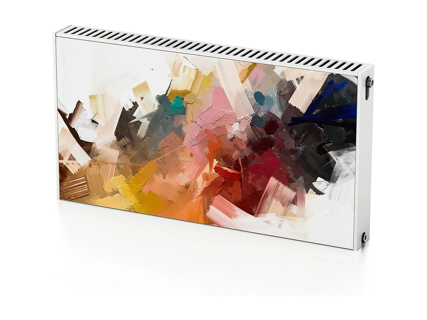 Tapis magnétique pour radiateur - Tableau abstrait 110 x 60 cm, Aimant pour radiateur