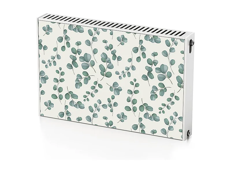 Magnetische Matte für einen Heizkörper – Grüne Blätter 90 x 60 cm, Magnet für einen Heizkörper