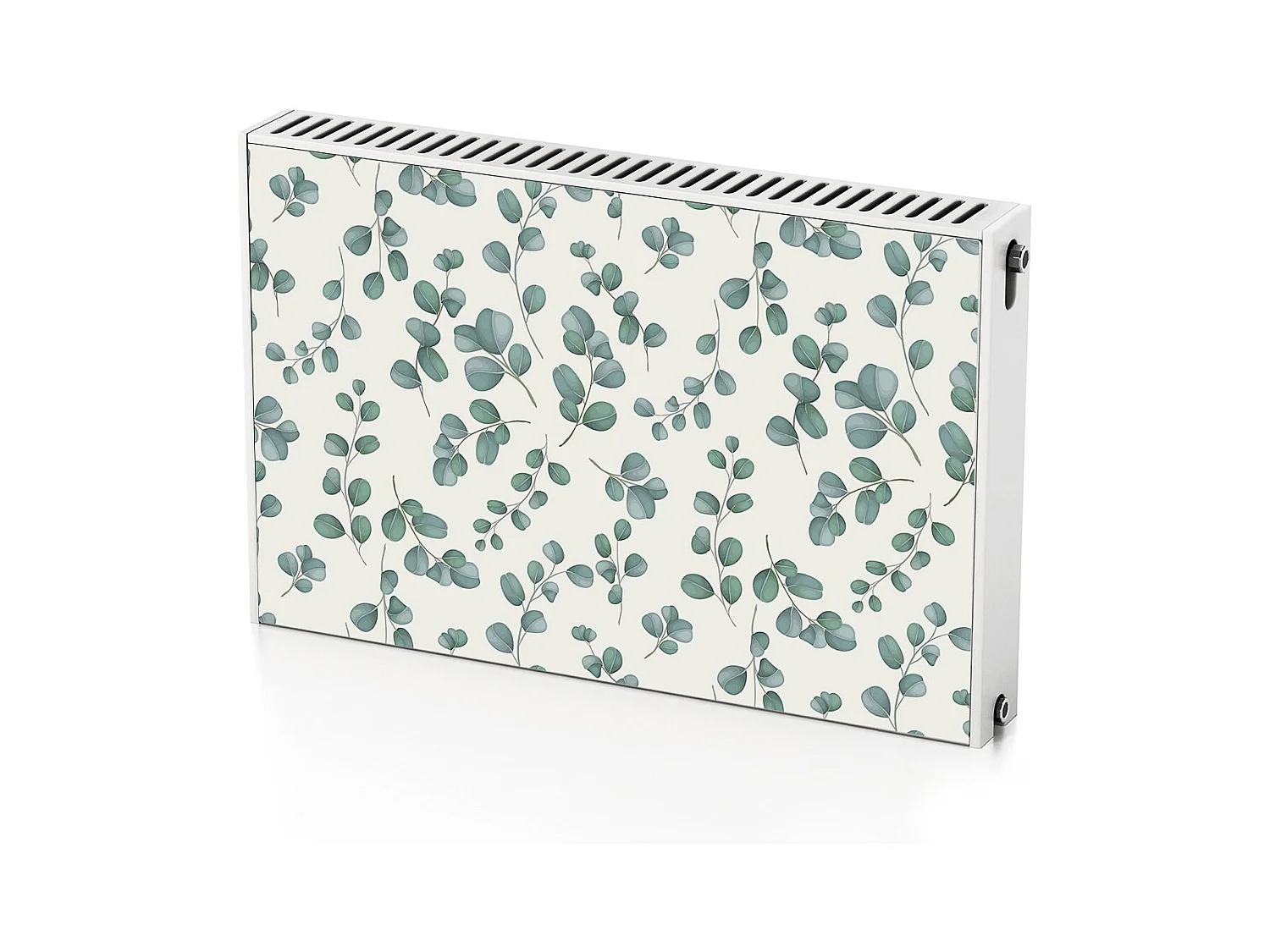 Magnetische mat voor een radiator - Groene bladeren 90 x 60 cm, Magneet voor een radiator