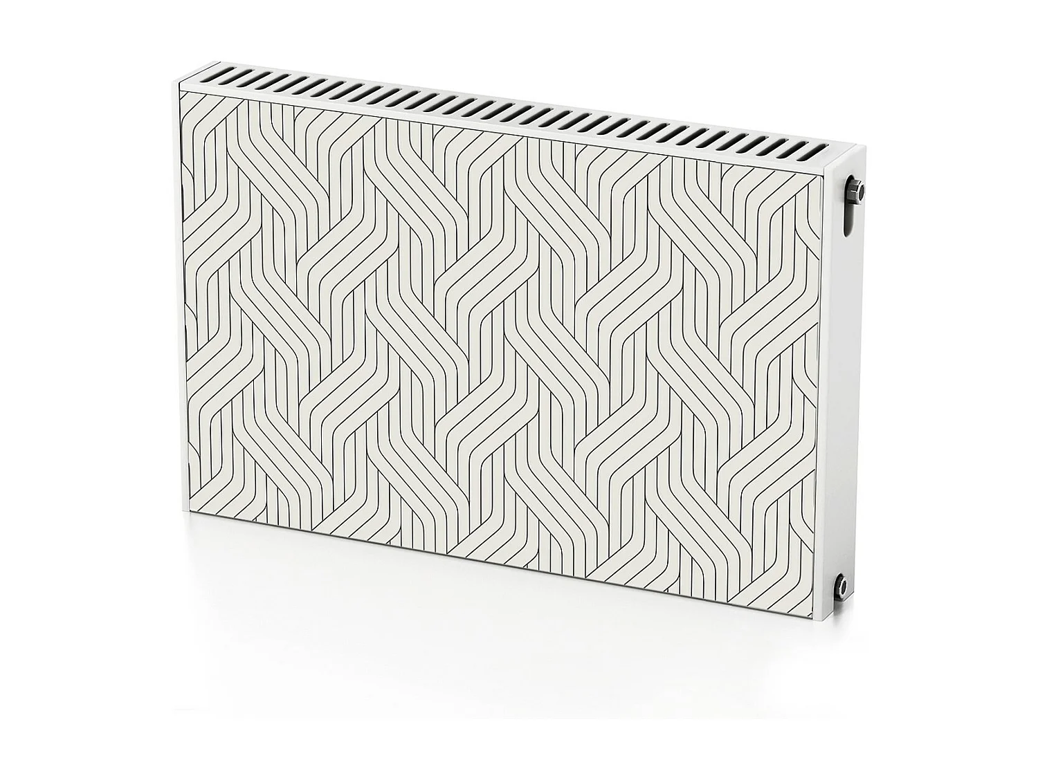 Tapis magnétique pour radiateur - motifs 3D, lignes 90 x 60 cm, Aimant pour radiateur