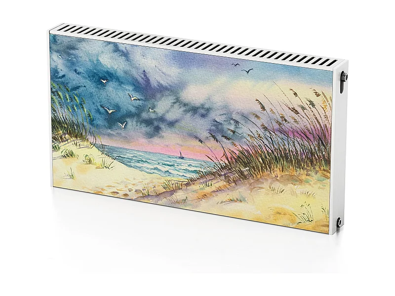 Magnetische mat voor een radiator - Strand 110 x 60 cm, Magneet voor een radiator