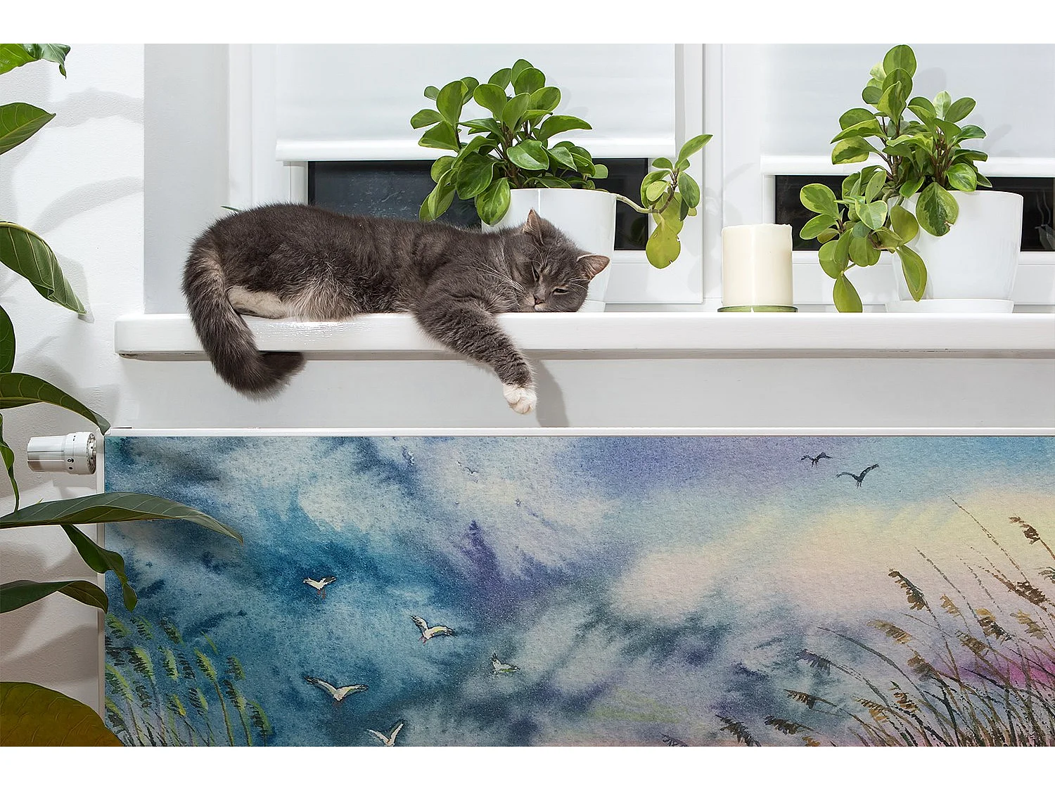 Tapis magnétique pour radiateur - Plage 110 x 60 cm, Aimant pour radiateur