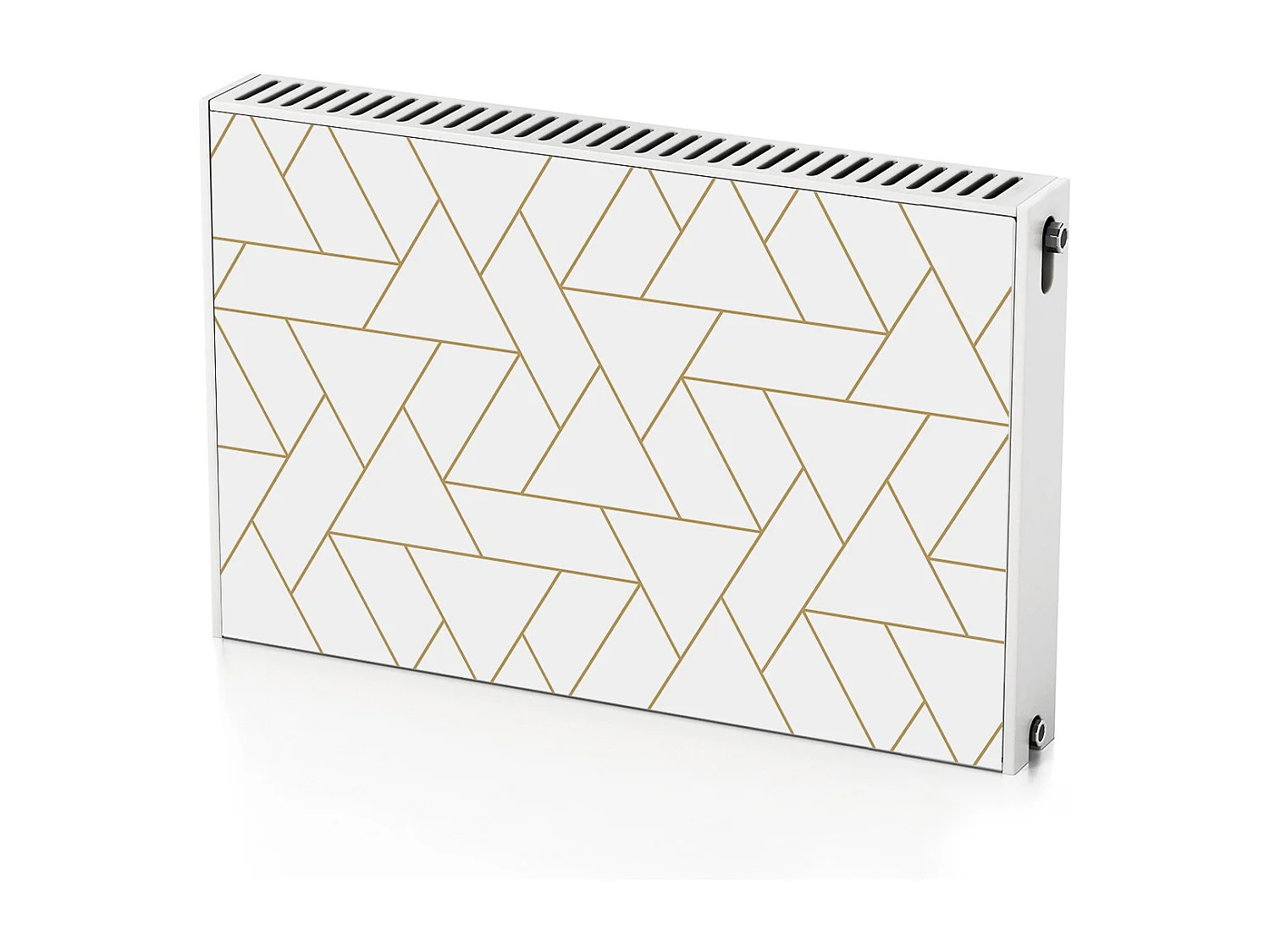 Magnetische mat voor een radiator - Geometrische vorm 90 x 60 cm, Magneet voor een radiator