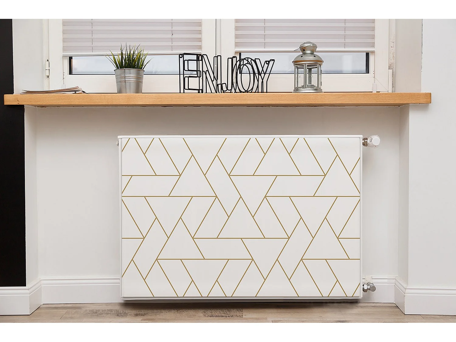 Magnetische Matte für einen Heizkörper – Geometrische Form 90 x 60 cm, Magnet für einen Heizkörper