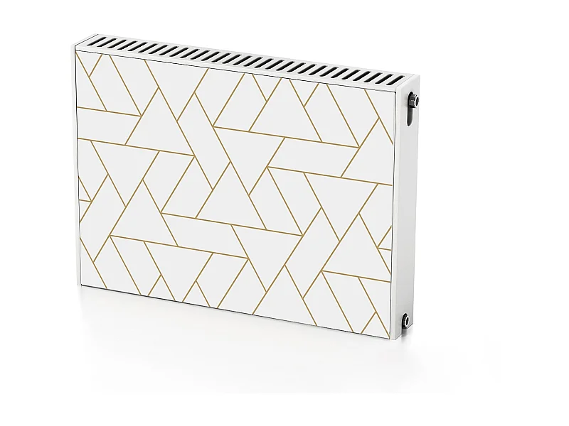 Magnetische mat voor een radiator - Geometrische vorm 80 x 60 cm, Magneet voor een radiator