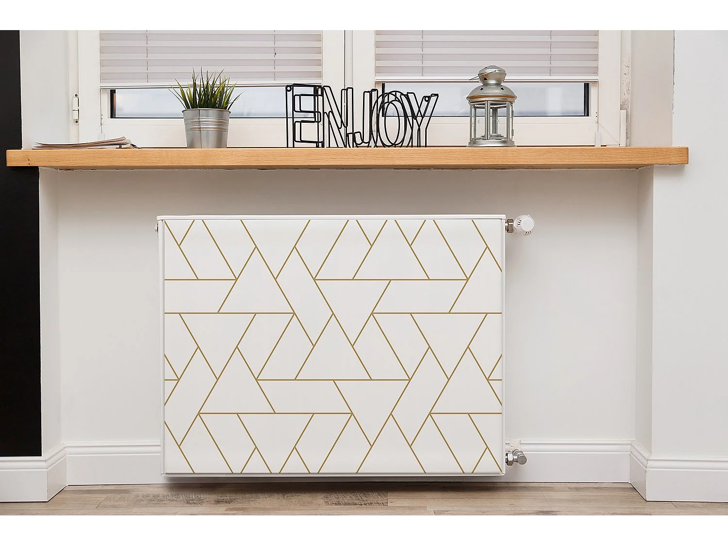 Magnetische Matte für einen Heizkörper – Geometrische Form 80 x 60 cm, Magnet für einen Heizkörper