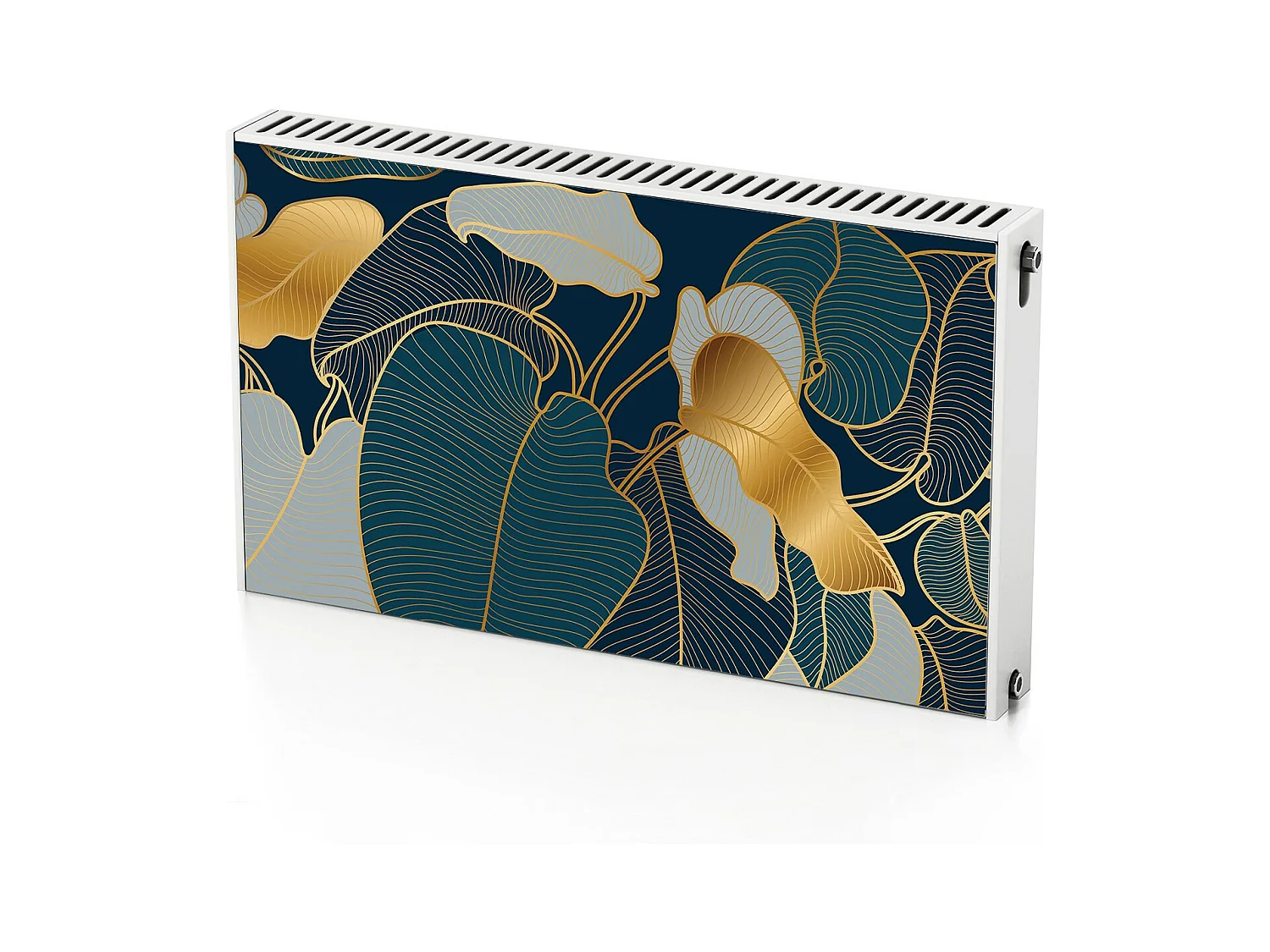 Magnetische mat voor een radiator - Bladeren Planten 100 x 60 cm, Magneet voor een radiator