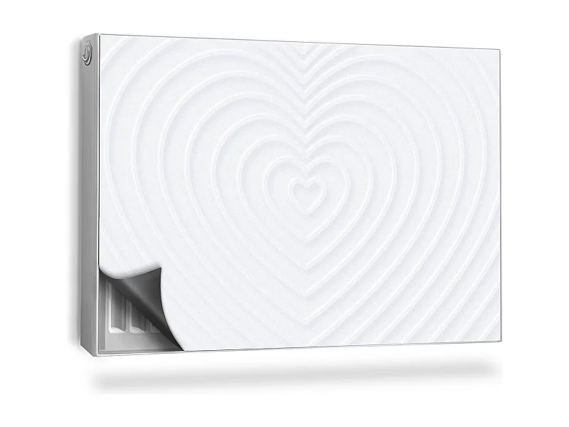 Magnetische Matte für Heizkörper - Herz - 90x60 cm