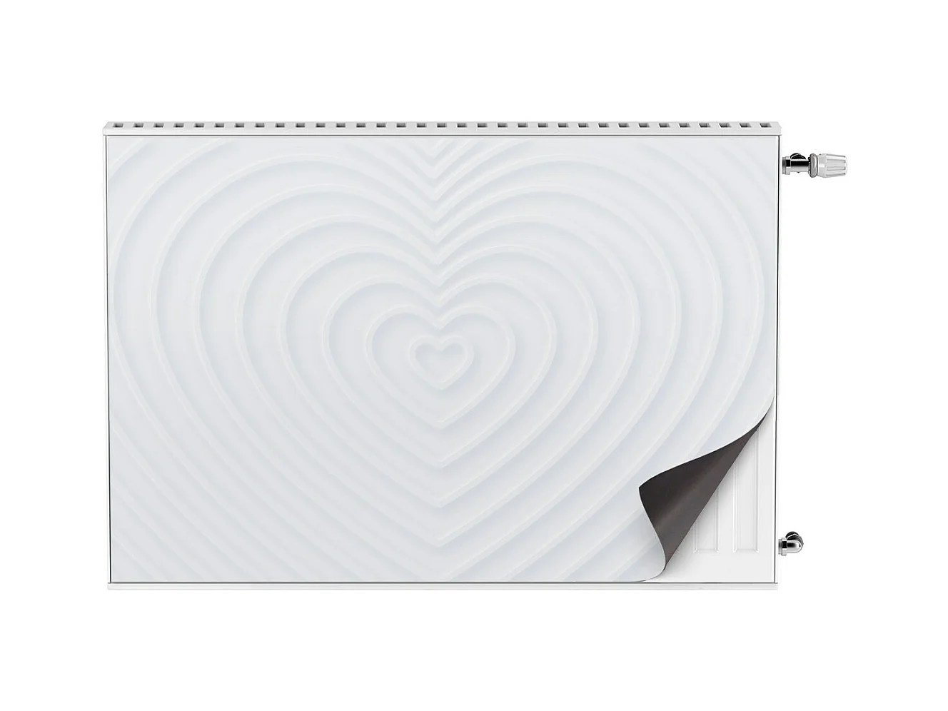 Magnetische Matte für Heizkörper - Herz - 90x60 cm