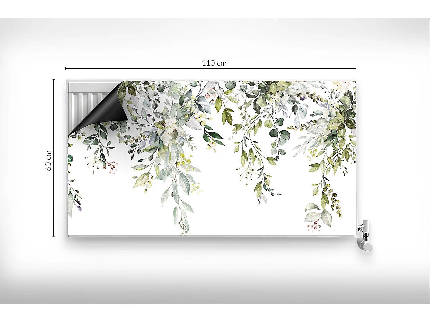 Tappeto magnetico per termosifone - Rami cadenti - 110x60 cm