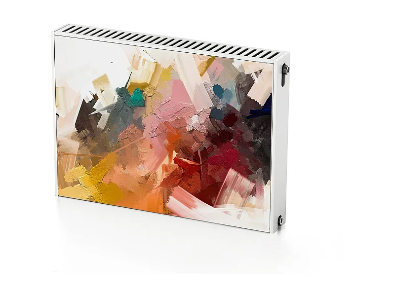 Magnetische mat voor een radiator - Abstract schilderij 80 x 60 cm, Magneet voor een radiator