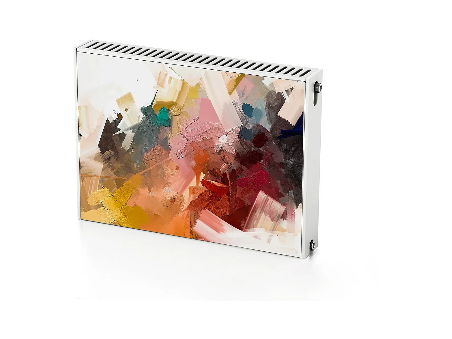 Tapis magnétique pour radiateur - Tableau abstrait 80 x 60 cm, Aimant pour radiateur