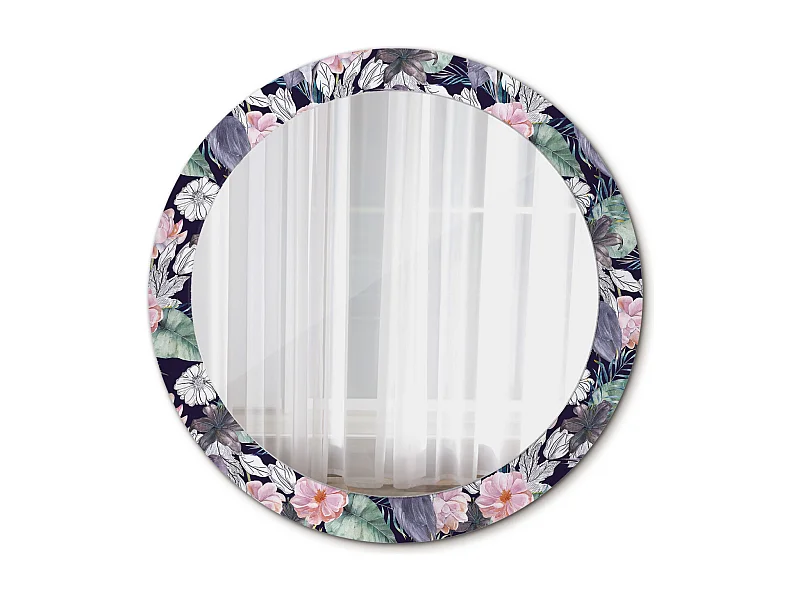 Dekorativer runder Spiegel - Airons Birds - 80 cm