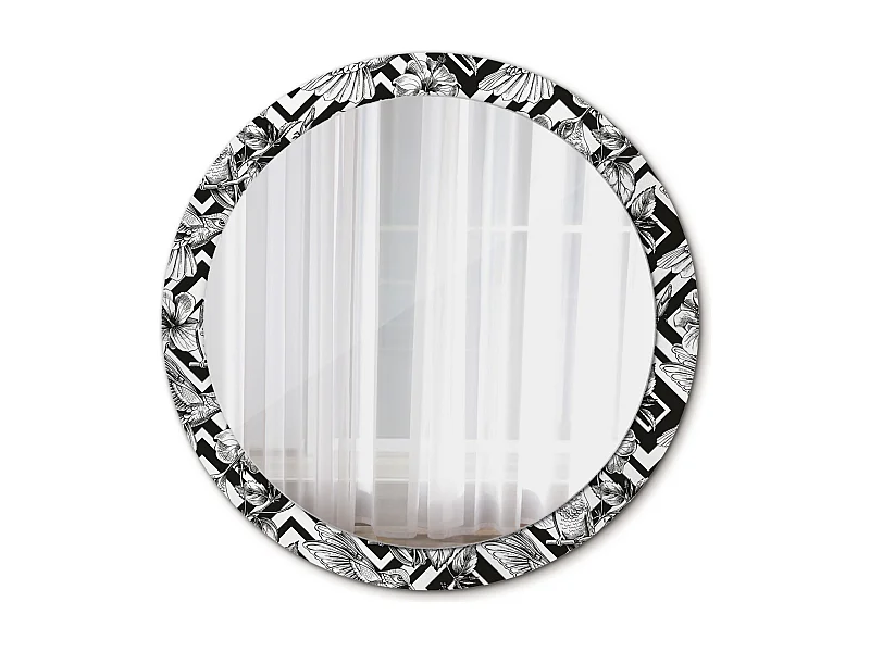 Dekorativer runder Spiegel - Colibrì - 90 cm