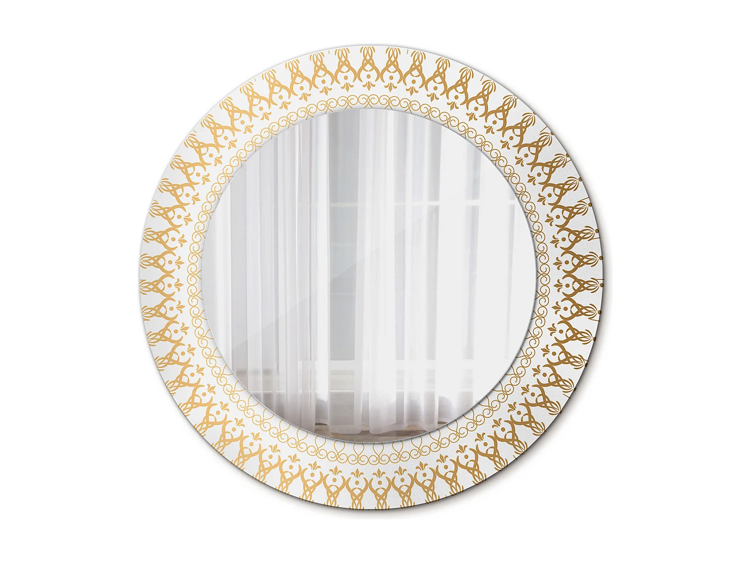 Decoratieve ronde spiegel - Indian Mandala - 50 cm