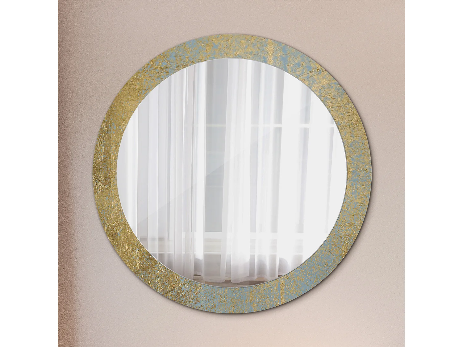 Runder dekorativer Spiegel - Loft-Modell - 80 cm